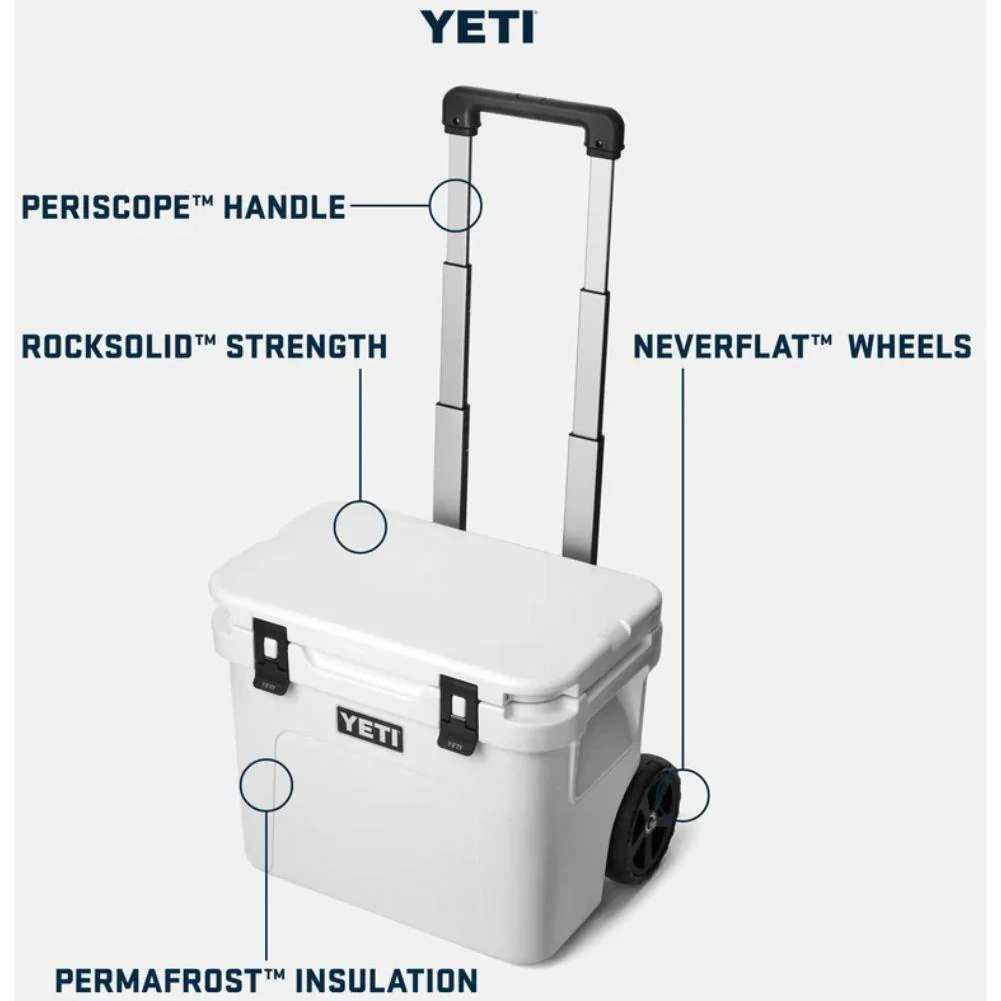 Yeti Roadie 32 Wheeled Cool Box (Wild Vine Red) - Image 10