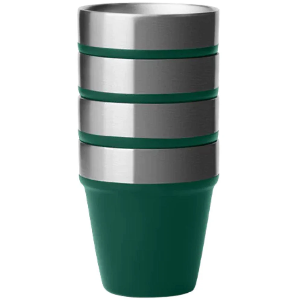 Yeti Shot Glasses With Case (Black Forest Green) - Image 3