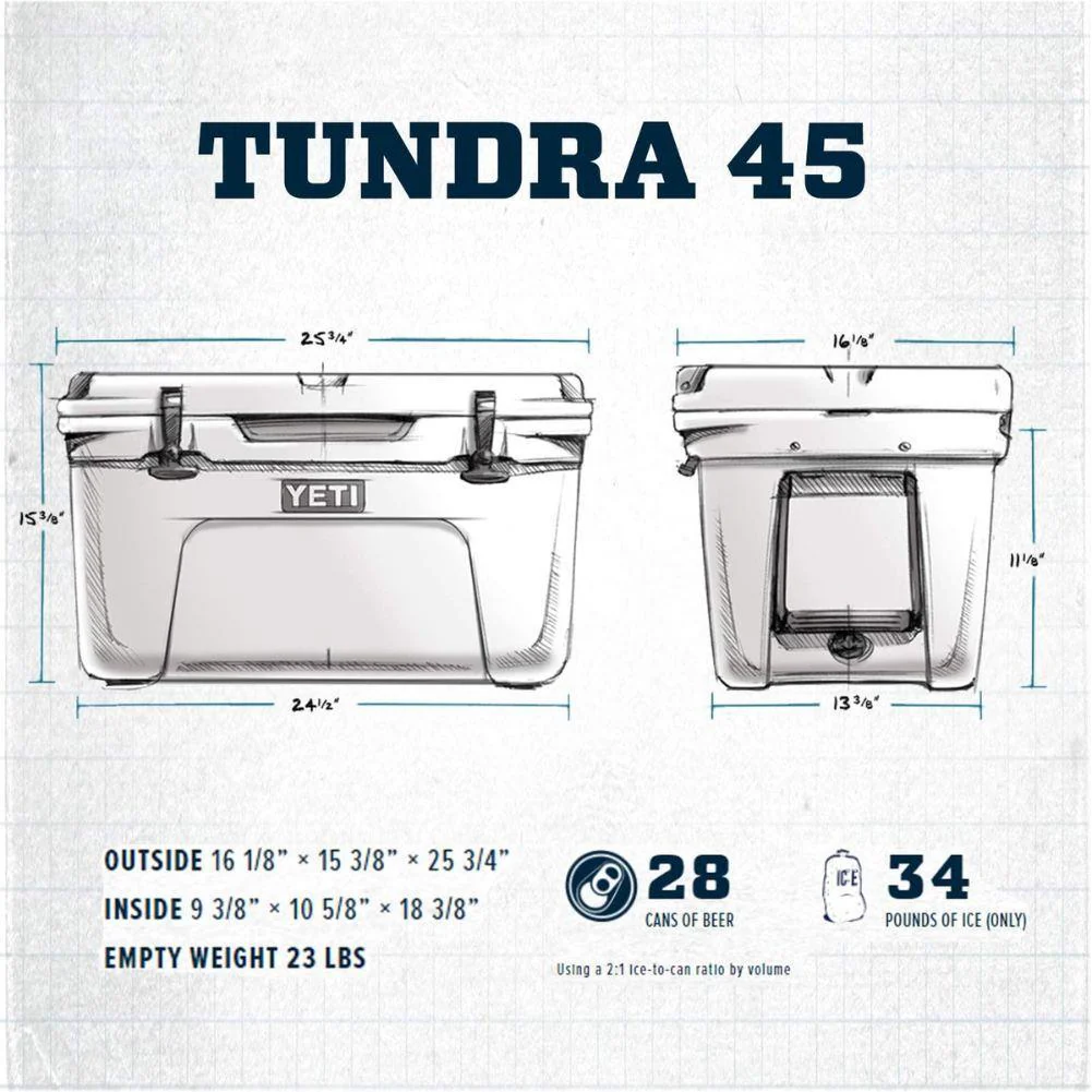 Yeti Tundra 45 Cool Box (Harvest Red) - Image 5