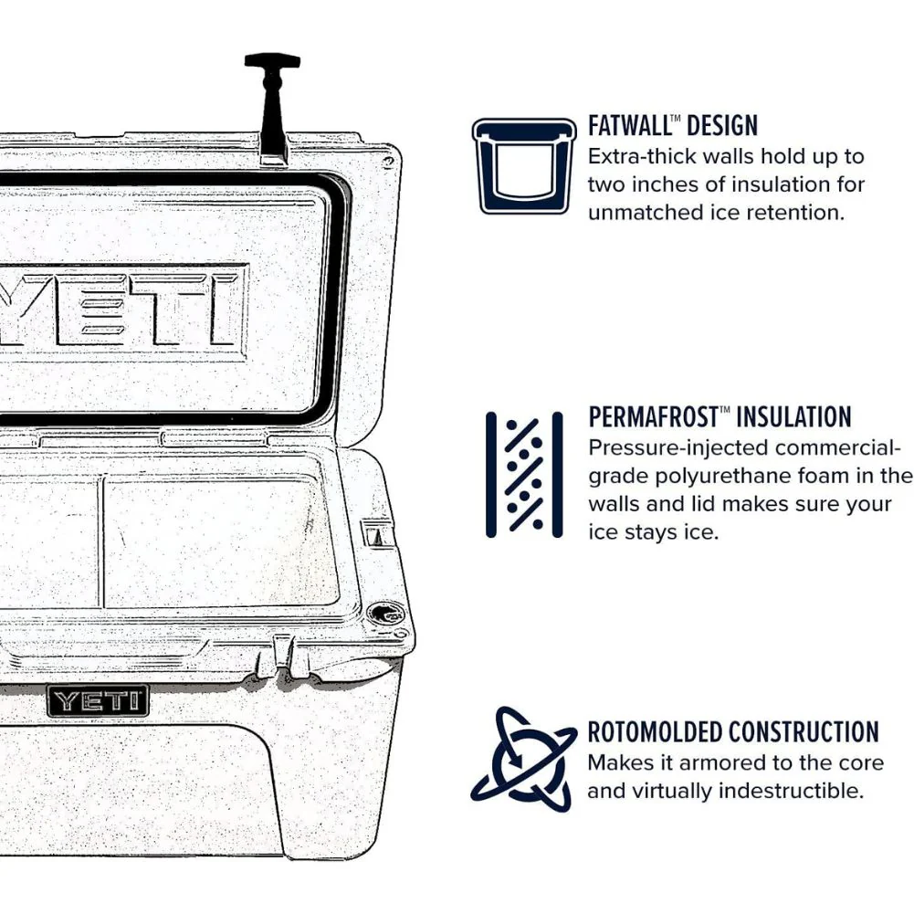 Yeti Tundra 45 Cool Box (Tan) - Image 6