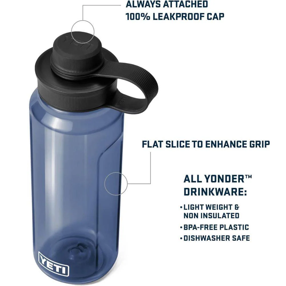 Yeti Yonder Tether 34oz (1L) Water Bottle (Black Forest Green) - Image 8